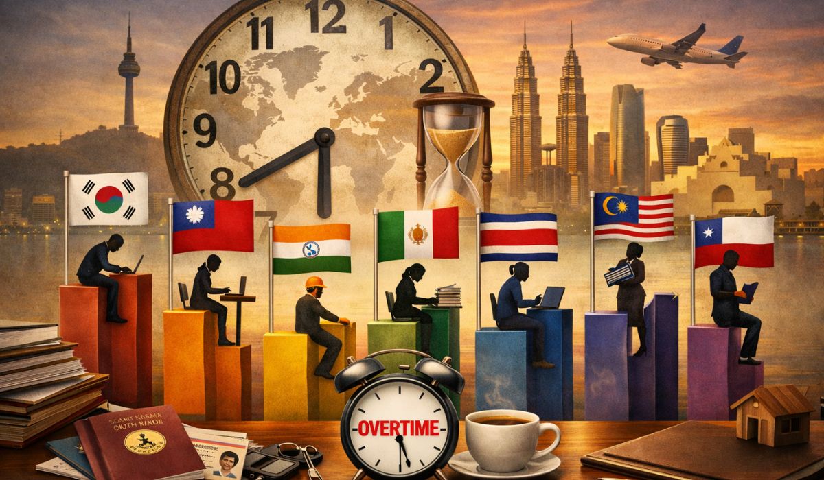 Which Countries Work The Longest Hours Right Now